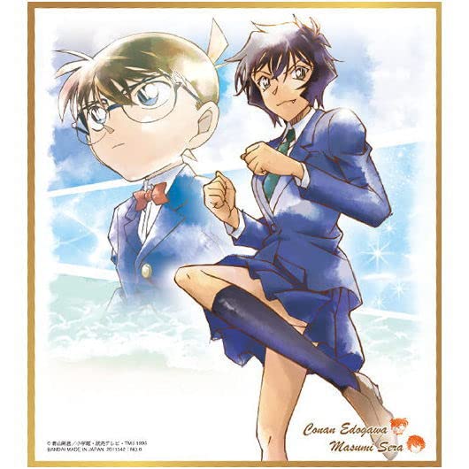 名探偵コナン色紙ART7 [6.江戸川コナン＆世良真純 (ノーマル)](単品)※色紙のみです。お菓子は付属しません。